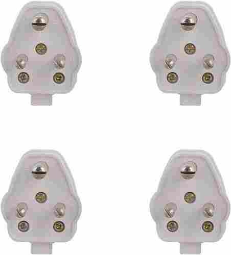 Durable Modular Plastic White Electrical Plugs