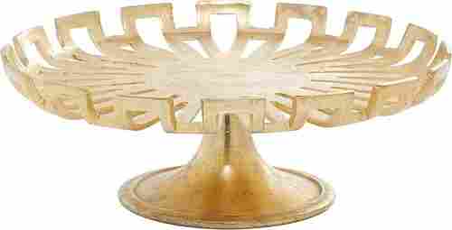 High Sale Gold Plated Round Shaped Aluminum Cake Stand