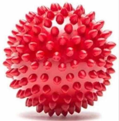 Round Shape Lightweight Plain Rubber Spikey Ball Toy For Dog Play