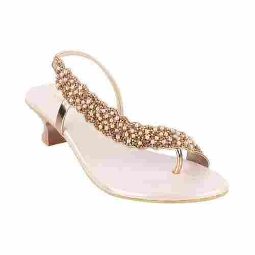 Ladies Low Heels Sandals For Party Wear