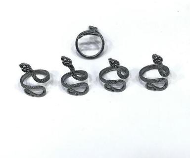 Designer Stainless Steel Snake Ring