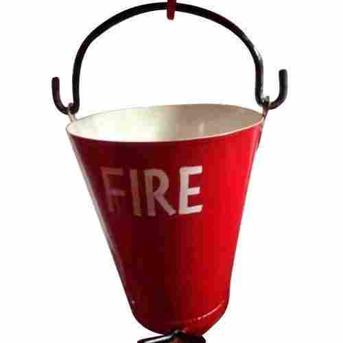 Red Color Metal Fire Bucket