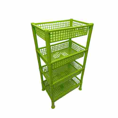 Eco Friendly And Portable Durable Green Plastic Kitchen Rack