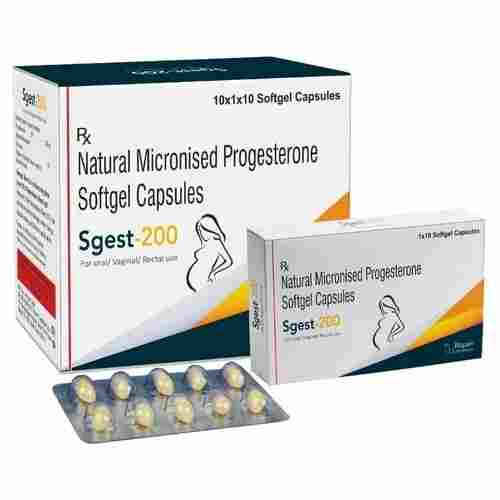Micronized Progesterone 200mg Capsule For Female Infertility