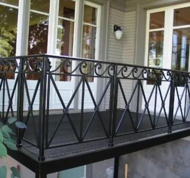 Black Corrosion And Rust Resistant Simple Mild Steel Window Grills