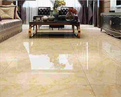 Glossy Finish Waterproof Slip Resistant Plain Italian Marble For Floor