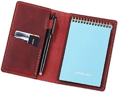 Small Leather Pocket Notepad Holder