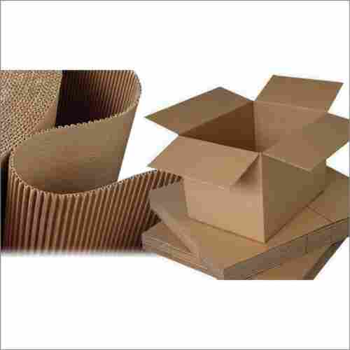 Plain Pattern Strong Corrugated Boxes For Food And Apparel