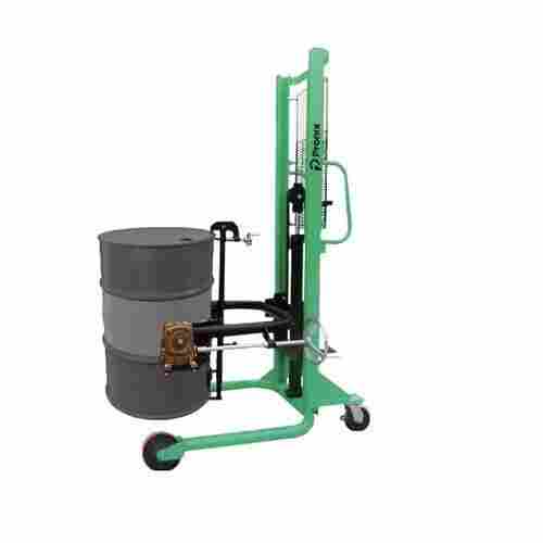 Portable And Moveable Color Coted Manually Operated Drum Stacker For Industrial