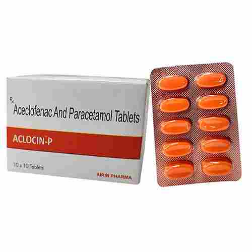 Aclocin-P Aceclofenac And Paracetamol Tablets
