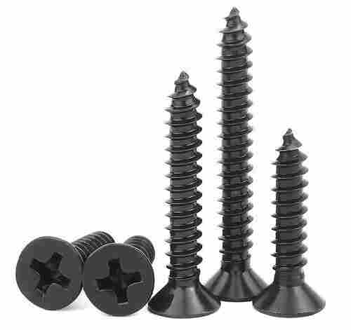 Lightweight Polished Finish Corrosion Resistant Metal Round Head Furniture Screws