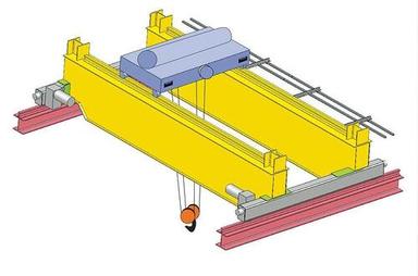 Manual Controlled Electrical Heavy-Duty Double Girder Overhead Cranes For Industrial