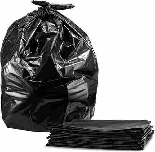 100% Recycled Water Resistant Black Plastic Grocery Bags