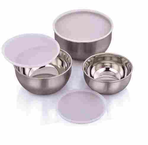 Round Stainless Steel Bowl Set