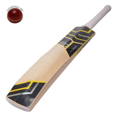 Lightweight Cricket Bat With Leather Ball With Easy Grip