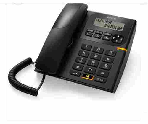 Black Plastic M59 Caller Id Corded Landline Phone For Home And Hotel