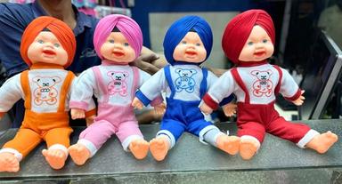 Red  / Light Pink / Dark Pink / Orange / Navy Blue  Baby Toys Sardar Ji Happy Singh Paag Wale