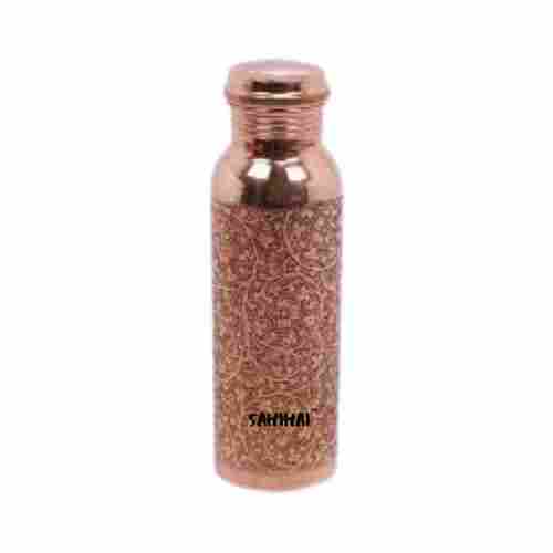 Engraved Copper Bottle For Drinking Water