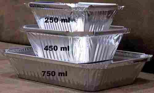 Rectangular Shape Disposable Aluminium Foil Food Containers