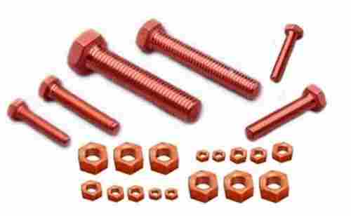 Polished Corrosion Resistant Hexagonal Head Copper Bolt For Industrial