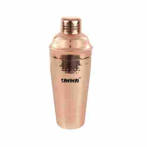 Glossy Finish Copper Cocktail Shaker