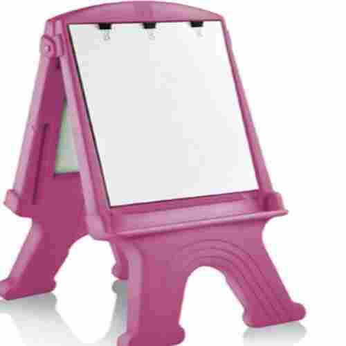 Floor Mounted Rectangular Plastic Double-Sided Display Easel With Plastic Frame For Writing