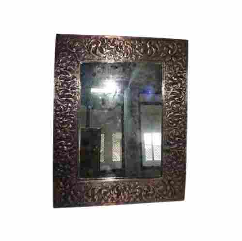 Wall Mounted Rectangular Copper Frame Wall Mirror