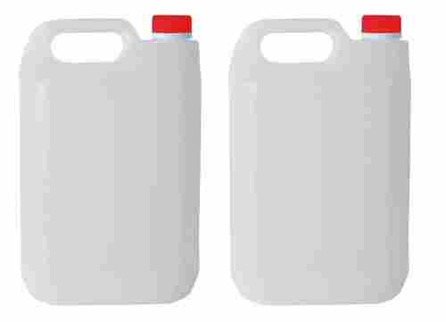 Lightweight Leak Resistant White Plastic Empty Liquid Cans With Screw Cap