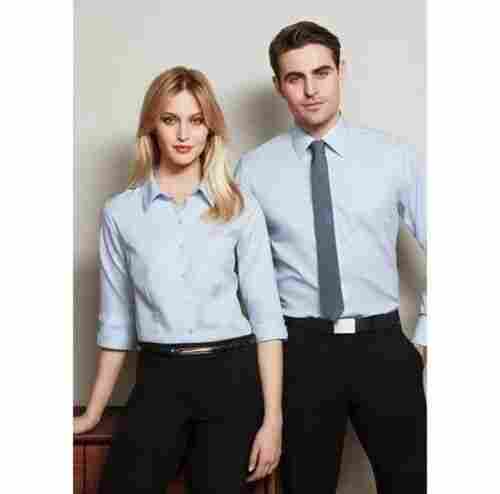 Poly Cotton Office Staff Uniform For Formal Wear