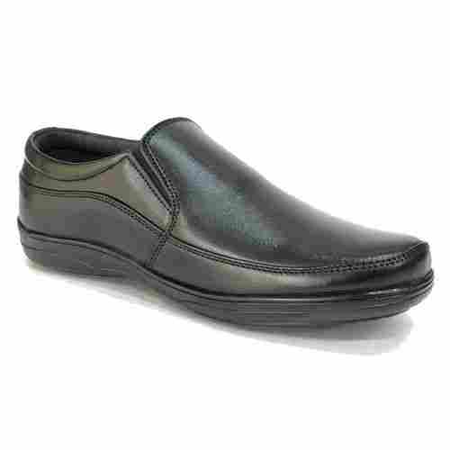 Extra Cushion And Comfort Black Genuine Leather Formal Shoes