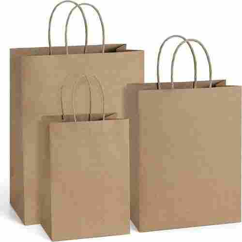 Lightweight Single Compartment Disposable Plain Disposable Paper Packaging Bags
