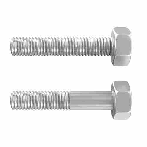 Lightweight Polished Finish Corrosion Resistant Steel Hex Head Bolts For Industrial