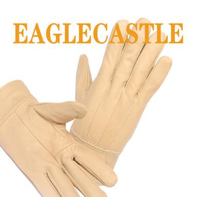 Oat Full Finger Leather Gloves For Women