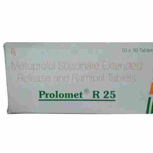 Pharmaceutical Metoprolol Succinate Extended Release And Ramipril 10x10 Tablets