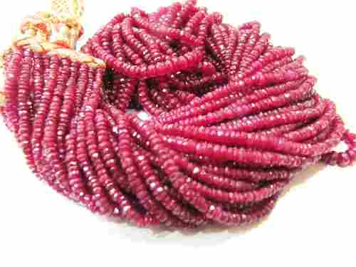 Natural Ruby Beads 2 To 3 MM