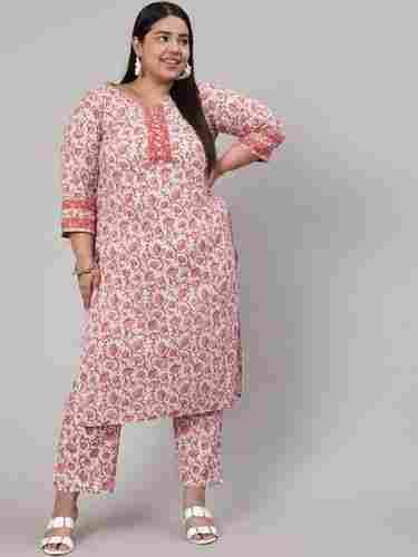 Ladies Casual Wear Designer Suit With Palazzo Set