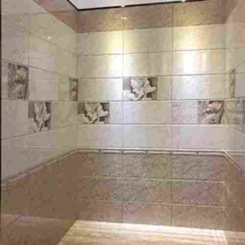 Rectangle Shape Glossy Finish Stain Resistant Printed Ceramic Decorative Wall Tiles