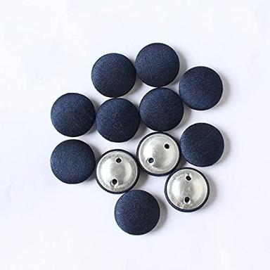Round Shape Fabric Covered Designer Buttons For Garments