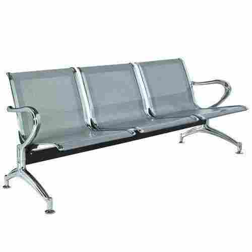 Stainless Steel Three Seater Waiting Chair For Hospital