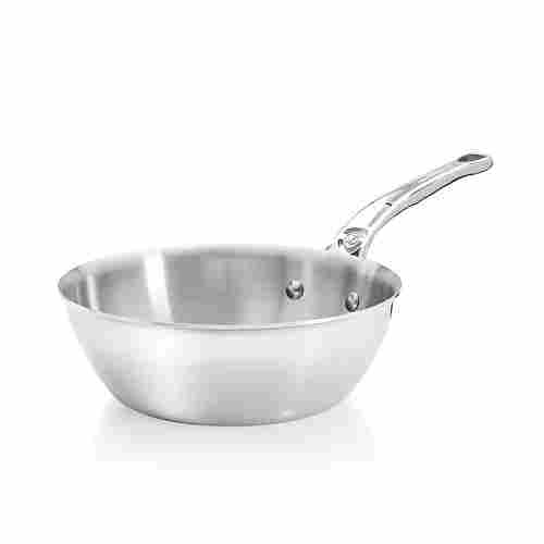 Five Ply Stainless Steel Rounded SautAC Pan