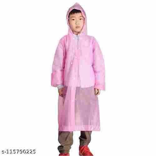 Water Resistant Full Sleeves Kids PVC Raincoats