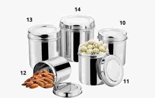 Round Shape Stainless Steel Container