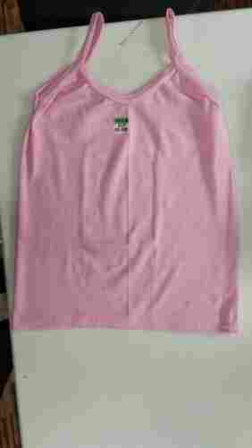 Women Pink Cotton Vest