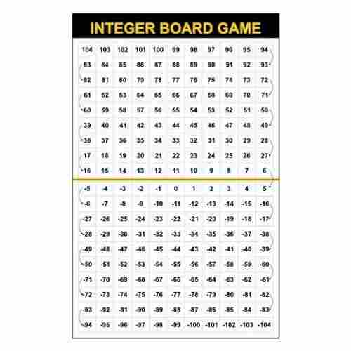 31x46 Cm Table Mounted Rectangular Portable Integer Board Games For Childrens