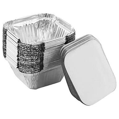 120 Ml Silver Diamond Aluminium Foil Containers Application: Party