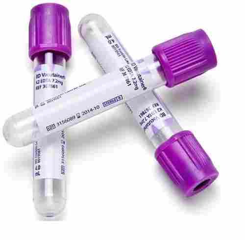 Purple Cover K2 K3 EDTA Vials Disposable Vacuum Blood Collection Tube