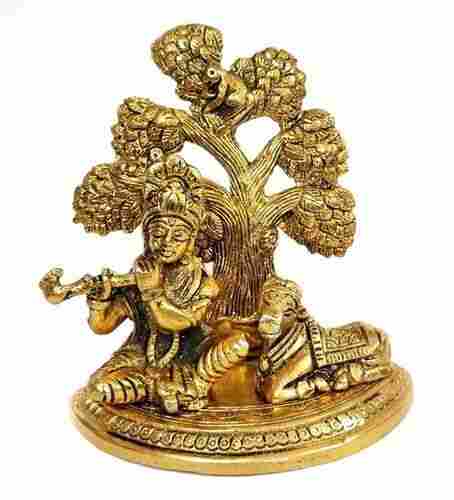 Brass Krishna Statue For Decoration