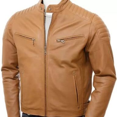 Mens Tan Leather Jackets