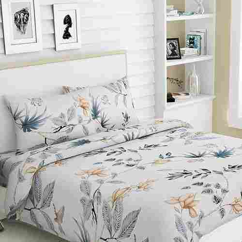 Cotton Floral Printed Double Bedsheets