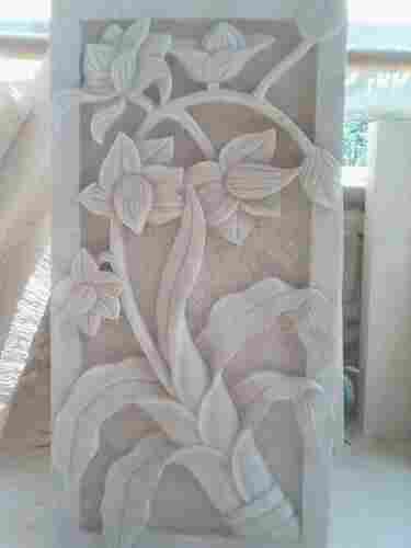 Marble Decorative Flower Carving